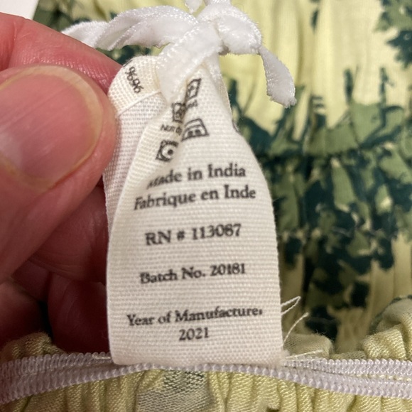 NWT sleeveless bubble | watercolor pine | bamboo kate quinn sunsuit 3/6m - Picture 6 of 7